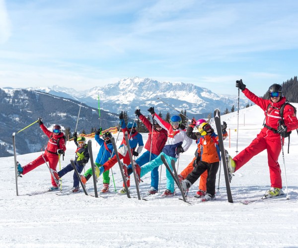 Spaß im Skikurs mit der Skischule Kleinarl