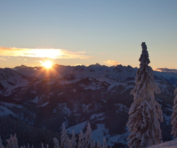 Sonnenuntergang im Winter © Erwin Trampitsch