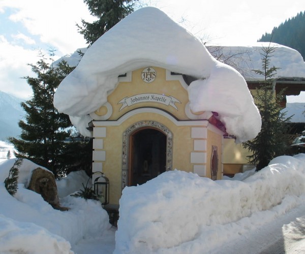 Unsere Hauskapelle im Winter
